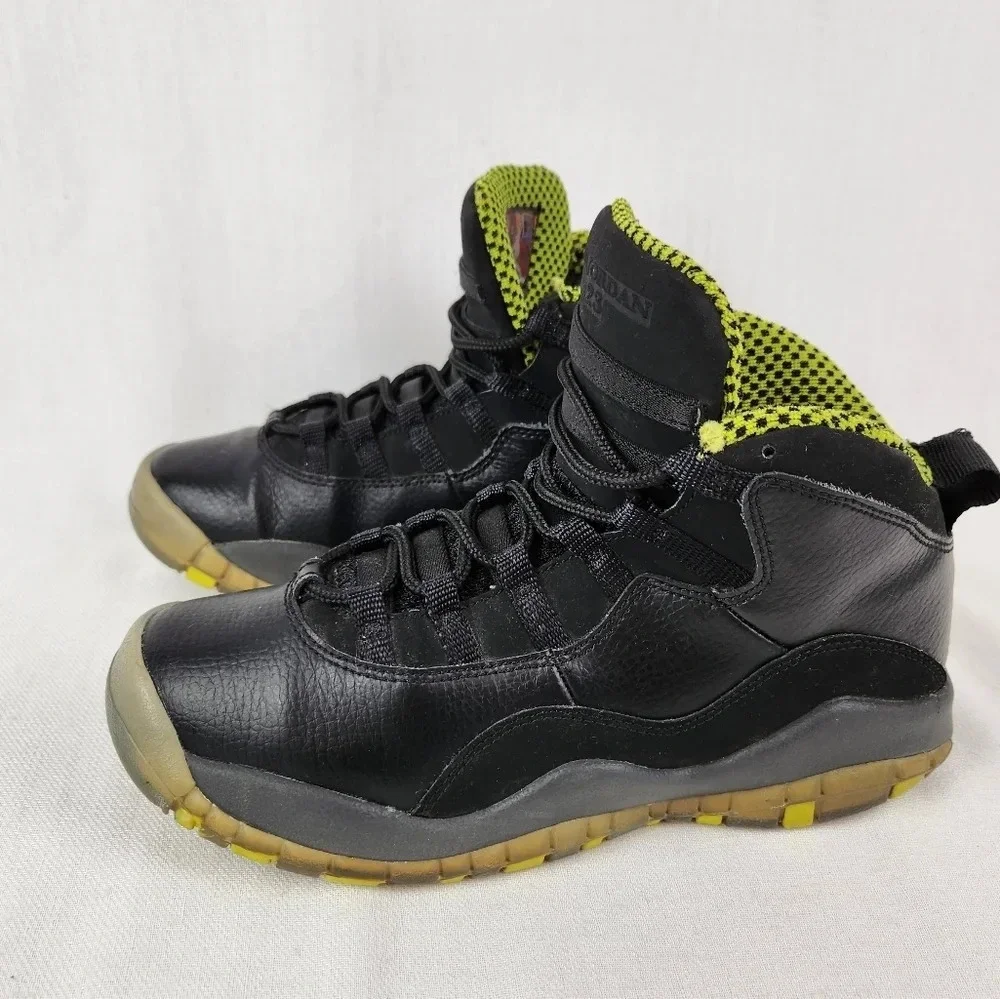Nike Air Jordan Retro 10 Venom Green Black